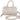 Pearl Stud Barrel Bag  | Cream