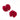 Harlow Clips | Deep Red