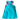 A-Line Velour Dress | Turqoise