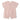Organic Shortie Romper | Coral Stripes