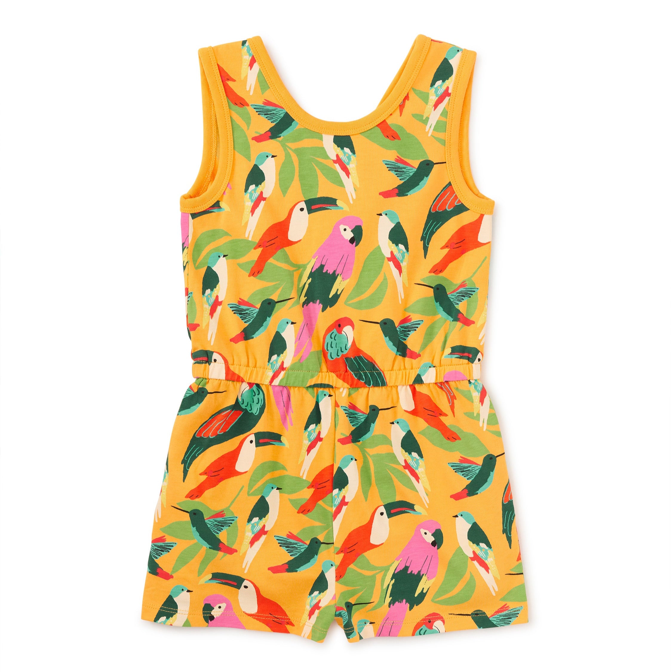 Is Romp Reversible Reversible Wrap Romper | Wild Birds – Nursery Couture