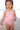 CL Tiny Bows One Piece | Seersucker Dusty Pink