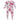 Ruffle Zipper Footie | Shrinking Violet Peonies