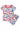 CL Two Piece Short Pajama Set | Red, White & Cool