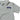 TCU Embroidered Stripe Polo Gray