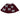 Maroon & White Bows Skort