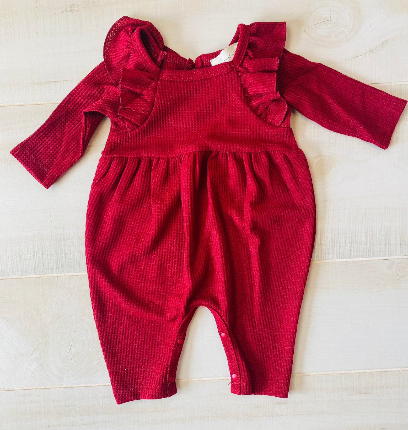 Berry & Olive Wreath Romper – Nursery Couture